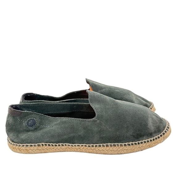 Massimo Dutti mens flats size 43 split suede espadrilles gray suede loafers - Picture 1 of 14